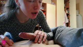 جذباتی دھچکا کام سے petite اور خوبصورتی کے منہ میں سہ کے ساتھ