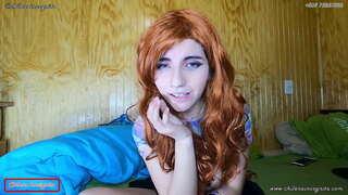 ���າວໄດ້ຮັບການຕື່ນເຕັ້ນຢູ່ທາງຫນ້າຂອງຫນ້າຈໍໄດ້