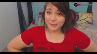 BBW 대 Camgirl 신음하고 수음을 해